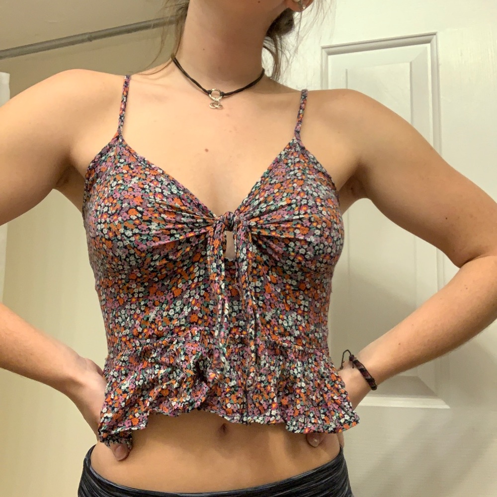Floral tank top